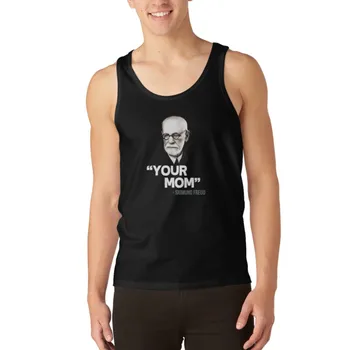 Annen-Sigmund Freud Alıntı Tank Top yaz giysileri spor giyim erkek t-shirtü erkek yelek