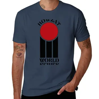 Yeni Kriket Dünya Serisi logosu, vintage 70 & x27;s kriket klasik, Howzat T-Shirt T-Shirt sevimli üstleri erkek giysileri
