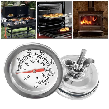 Sigara içen Barbekü Termometre Ahşap sıcaklık ölçer Sıcaklık Ev ızgara termometresi Mutfak Göstergesi Pişirme Gıda