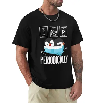 Komik Penguen Sevgilisi Hediye Kimya Sevgilisi Hediye Şekerleme Periyodik Bilim Nerd T-Shirt Bluz erkek t shirt rahat şık