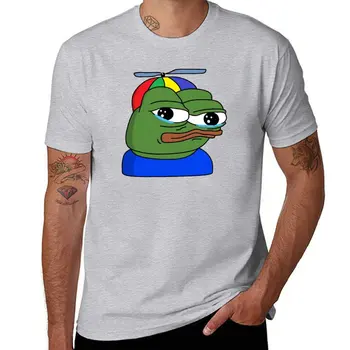 Yeni Pervane Pepe kısa tişört t-shirt erkek beyaz t shirt erkek egzersiz gömlek