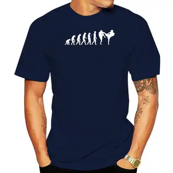 2022 T Shirt %100 % Pamuklu Gömlek Evrim T-Shirt Kick Boks Mücadele Hobi Eğitmen Mücadele tasarım Tee Gömlek