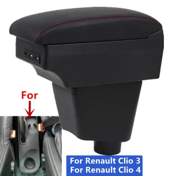 Kol dayama Kutusu Renault Clio Captur İçin Clio1 Clio2 Clio3 Clio 4 Clio RS Captur Deri Kol Dayanağı Konsol saklama kutusu USB