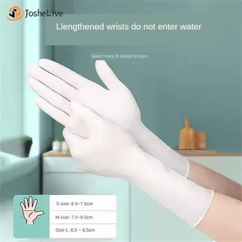 Gıda Sınıfı tek kullanımlık eldivenler Çok Fonksiyonlu Ev İşi Eldivenleri Toz Geçirmez Temizlik Temizlik Bakımı Eller İçin Nitril Eldiven