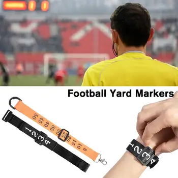 Futbol Hakem Naylon Zincir Klip Futbol Sahası Resmi Logo Ekipmanları İşaretleme Eğitim Hakem Oyunu Gençlik H9Q8