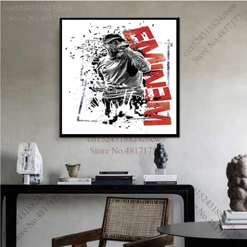Eminem albüm posteri Tuval Boyama Sıcak Duvar Sanatı Resimleri Posterler ve Baskılar Ev Dekorasyon için