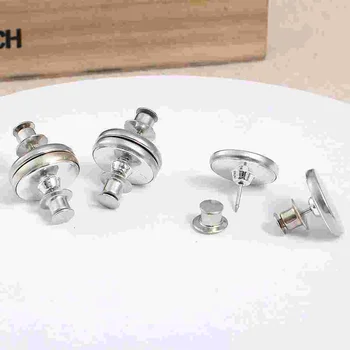 5 Pairs Perde Toka Sabitleme Dikiş İğnesi Metalik Perdeler Mıknatıs Manyetik Düğmeler