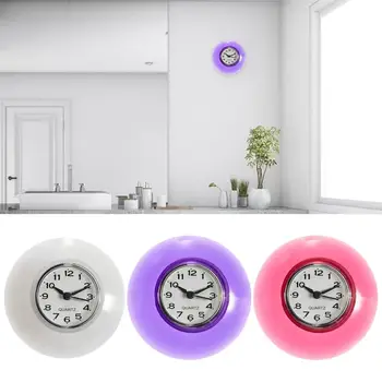 Su geçirmez Banyo Saati Elektronik Sessiz Sigara Geçiyor duvar saati Vantuz İle Çok Amaçlı duvar saati s Mutfak Ev İçin