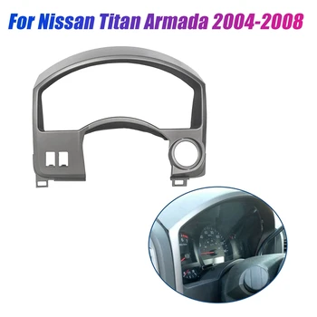 Gri Pano Paneli Göstergesi Kapağı Çerçeve 68240-7S000 Nissan Titan Armada 2004-2006 İçin gösterge paneli Trim Çerçeve Aksesuarları