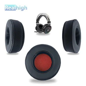 Realhigh Yedek Kulaklık Kılıfı Redragon H320 Kulaklıklar Kalınlaşmak Bellek Köpük Yastıklar