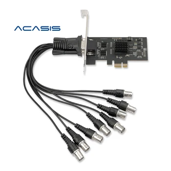 Acasis AHD PCIE Video Yakalama Kartı 8 SDI kanal HD video yakalama Dahili kart Canlı Akış Desteği vMix OBS ps5