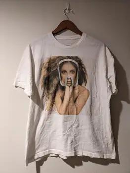 Vintage 2013 Lady Gaga Sanat Pop Turu Orijinal Baskı TShirt