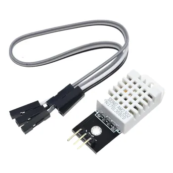 1 ADET DHT22 Dijital Sıcaklık ve Nem Sensörü AM2302 Modülü+PCB İçin Kablo ile WAVGAT