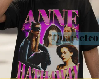 Anne Hathaway Anne Hathaway Gömlek Anne Hathaway Merch Anne Hathaway Film Tees Vintage Anne Hathaway Retro Gömlek Anne Hathaway P