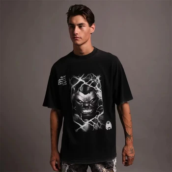 DARC SPOR Erkek T Shirt Pamuk Kalınlaşmak Orijinal Marka Streetwear kadın T-shirt Yaz Kısa Kollu Hip Hop Tshirt Erkek Tees Tops