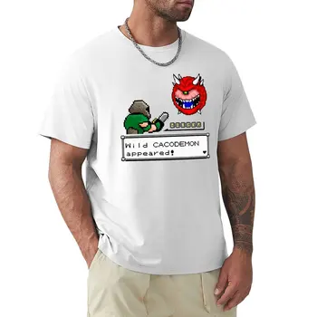 Vahşi Cacodemon Renk T-Shirt yaz üstleri kawaii giysileri komik t shirt düz t shirt erkekler
