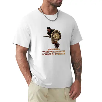 Maximus alıntı Gladyatör haraç T-Shirt kore moda özelleştirilmiş Kısa kollu tee büyük boy t shirt erkek