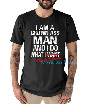Ben Yetişkin Bir Adamım Ne İstediğimi Yaparım Karım Bana İzin Verirse Metin Siyah Tişört
