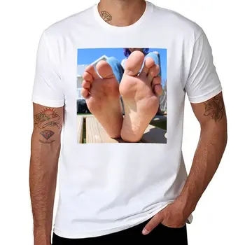Yeni Ayak Fetişi Tabanı T-Shirt estetik elbise artı boyutu t shirt erkek tişört