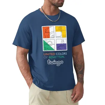 Twingo Benetton T-Shirt hayvan baskı erkek çocuklar için gömlek ağır t shirt vintage elbise t shirt erkekler için grafik