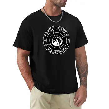 Alex Binici Noktası Blanc Akademisi T-Shirt ağır tees kore moda siyah erkek t-shirtleri