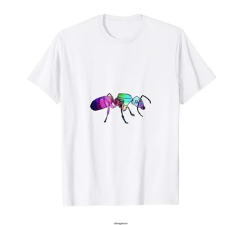 Karınca Renkli Tasarım Elle Böcekler Tee Gömlek Sıcak Yeni Yaz Moda T Shirt