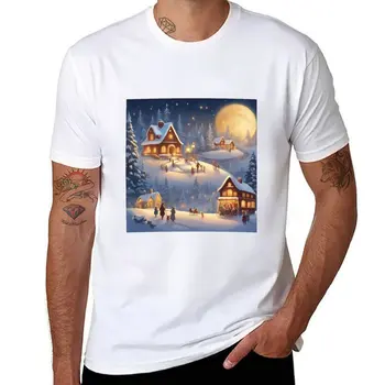 Şenlikli Noel Ruhu-Tatil Sezonu Tasarım T-Shirt kawaii giysileri yaz üstleri erkekler grafik t shirt