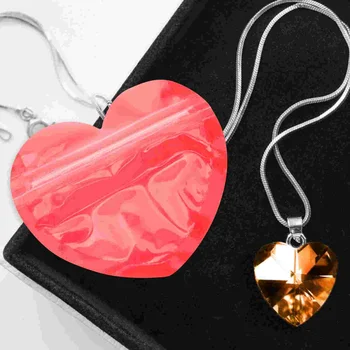 50 adet sevgililer Günü hediye Çantası Kalp Şeklinde plastik poşetler Şeker ikram çantaları Kendinden Sızdırmazlık Torbaları