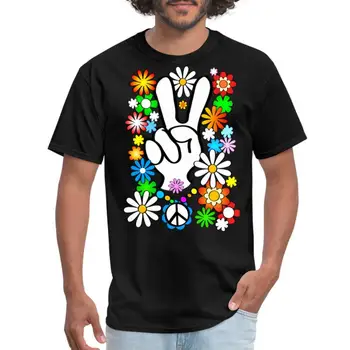 Barış Burcu Çiçek Gücü erkek tişört