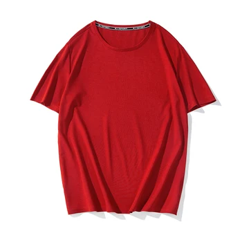 2023 Yeni Erkek T Shirt Casual erkek ipek tişört Moda Kısa Kollu O-Boyun T Gömlek Erkekler Rahat Tees Tops Asya Boyutu 9xl