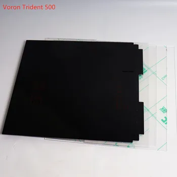 Blurolls Voron Trident 500 özelleştirilmiş Akrilik Pleksiglas Şeffaf Muhafaza Siyah Alt güverte paneli