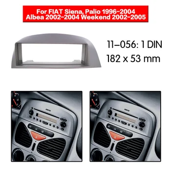 Fiat Palio 1996-2004 için Siena 2002-2004 Fascias Tek katmanlı CD Kart Makinesi Modifikasyon Braketi DVD Modifikasyonu Yüz Çerçeve