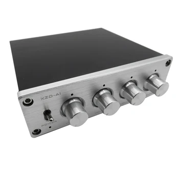 HIFI Kayıpsız 1 Giriş 4 Çıkış RCA HUB Ses Dağıtıcı Sinyali Seçici Anahtarı Kaynağı Switcher Ses Amplifikatörü (Gümüş)