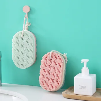 Yeni Sünger Banyo Topu Duş Ovmak Tüm Vücut Peeling Masaj Fırçası Scrubber Dayanıklı Sünger Fırça Banyo Aksesuarları