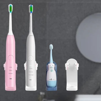 3 Adet Diş Fırçası Standı Raf Organizatör Elektrikli Diş Fırçası Duvara Monte Tutucu Uzay Tasarrufu Banyo Aksesuarları Beyaz Pembe Mavi