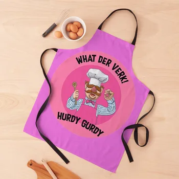 Ne Der Verk Hurdy Gurdy Bork Bork Mikrodalga Şef Kötü Aşçı Önlük restoran aksesuarları kadın iş Önlüğü