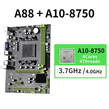 A88 Üstün Aşırı Oyun Performansı AMD A88 FM2 / FM2+ Anakart İle A10-8750 CPU AMD DDR3 8GB 1600Mhz AM4