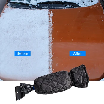 Dayanıklı Araba kar küreği araç ön camı Kar Temizleme Kazıyıcı Buz Kürek Pencere Temizleme Aracı Tüm Araba Aksesuarları İçin Kaldırma